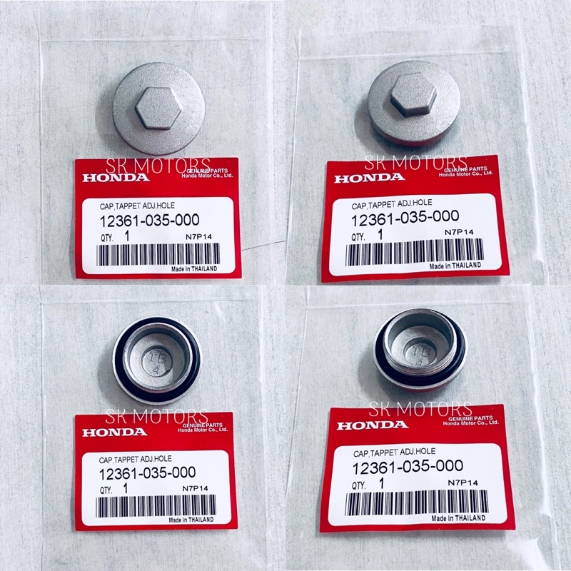 ✳️อันละ✳️ ฝาปิดช่องปรับตั้งวาล์ว ฝาวาล์ว+โอริ่ง DREAM / WAVE100 / WAVE110 / NICE / CLICK / SCOOPY รห