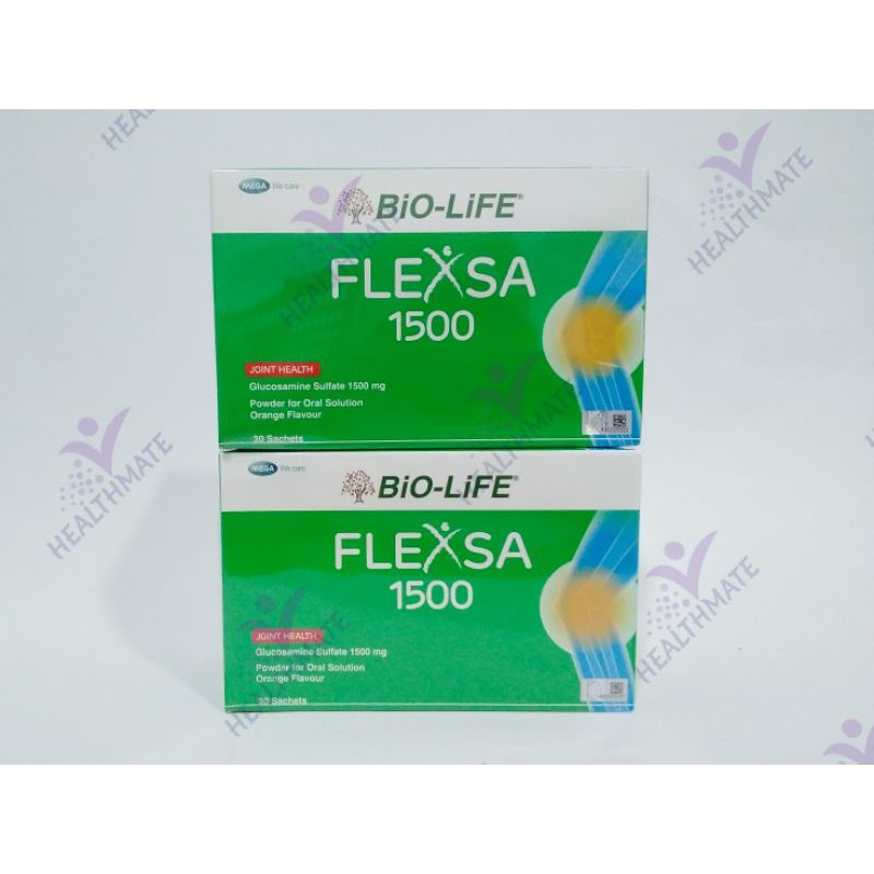 Bio-life Flexsa 1500 มก. ซองส้มฟลาโวร์ (2 x 30s)