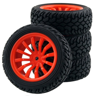 RC 714-8019 Rally Tires &amp; Wheel Rims Offset:6mm For HSP 1:16 On-Road Rally Car