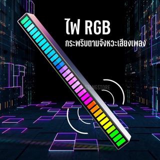 ไฟ RGB คอม ไฟกระพริบตามจังหวะเสียงเพลง ร้านไทย [ พร้อมส่ง ]