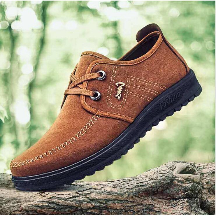 Formal Shoes โปรโมชั่นราคาต่ำลื่นและทนต่อการสึกหรอรองเท้าหนังผู้ชายรองเท้าบูทผู้ชายคุณภาพสูง 034