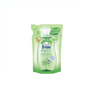 D Nee Organic New Born Head and Body Baby Wash 350ml. ดีนี่ครีมอาบน้ำและสระผมเด็กออร์แกนิคฟอร์นิวบอร์น 350มล.