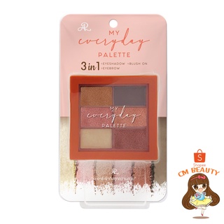 อายแชโดว์ มาย เอฟเวอรี่เดย์ พาเลท 6สี 8g. AR 3in1 My Everyday Palette