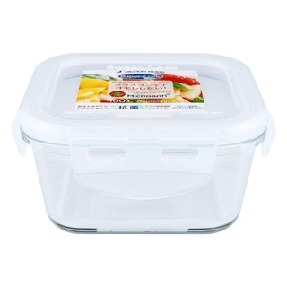 กล่องอาหารจตุรัส MICRON SUPER LOCK 6085 0.35 ลิตรFOOD CONTAINER MICRON SUPER LOCK 6085 0.35L