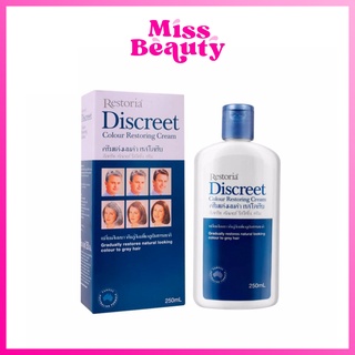 Restoria Discreet Colour Restoring Cream ครีมแต่งผมดำ เรสโตเรีย ปิดผมขาว