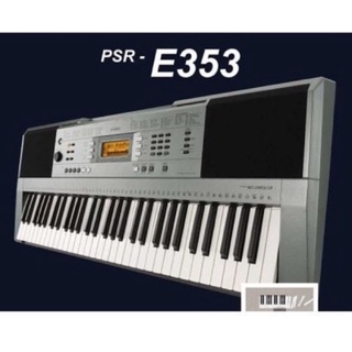 Yamaha PSR-E353 ของมือ1 ลดราคาต่ำกว่าทุน รายละเอียดสินค้า :-61 คีย์มาตรฐาน-มีทัชชิ่งกดหนัก-เบา สำหรับซ้อมเปียโนได้