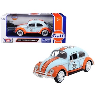 โมเดลรถเหล็ก 1:24 1966 Volkswagen Beetle [Motormax]