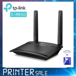 TP-LINK TL-MR100 4G LTE Router 300Mbps เราเตอร์ใส่ซิม (Wireless N 4G LTE Router)รองรับ 4G ทุกเครือข่าย