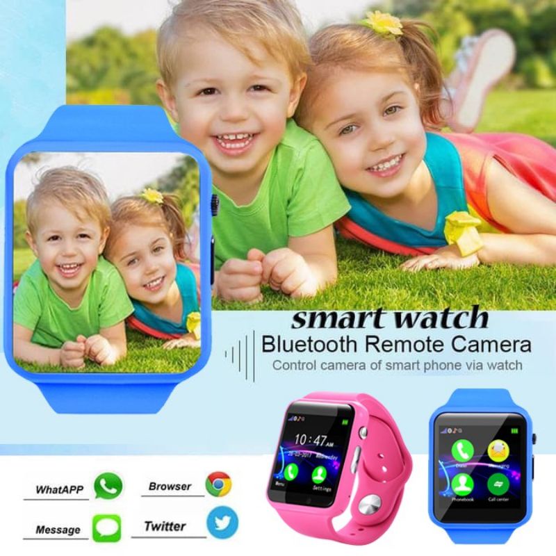 CHILDRENS SMARTWATCH Y68 SMART CLOCK ANDROID 4G CAN WHAT TLFN SMS MUSIC LATEST BLUETOOTH NOTIFICATIO