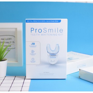 [ส่งฟรี] ฟอกฟันขาว ชุดใหญ่ จัดเต็ม ProSmile พร้อม เจลฟอกฟันขาว สูตรดีที่สุดถึง 3 หลอด อุปกรณ์ครบชุด