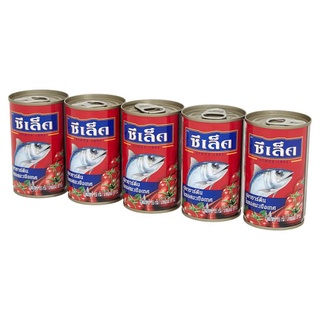 ✨ฮิตสุด✨ ซีเล็ค ปลาซาร์ดีนในซอสมะเขือเทศ 155กรัม x 5 กระป๋อง Sealect Sardines in Tomato Sauce 155g x 5pcs