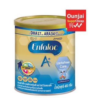 นม Enfalac Lactose Free เอนฟาแล็ค แล็คโตสฟรี  ขนาด 400 กรัม[99M17001]