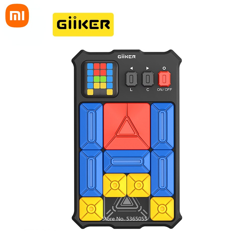 Giiker Super Huarong Road Question Bank ท้าทายการสอน All-in-one Board เกมปริศนาเซ็นเซอร์อัจฉริยะพร้อมแอพ