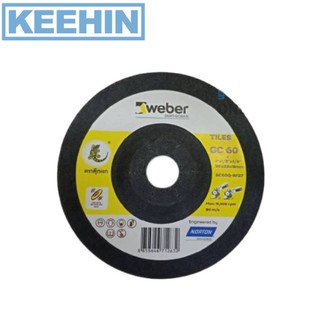 ใบเจียร 4 นิ้ว เบอร์ 60 เวเบอร์ Grinding Discs 4" No.60 WEBER