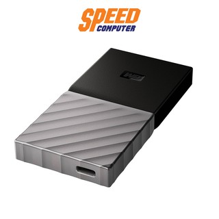 (ฮาร์ดดิสก์พกพา) WD SSD EXT 2TB MY PASSPORT TYPE-C USB 3.2 BLACK GUNMETAL BY  SPEEDCOM