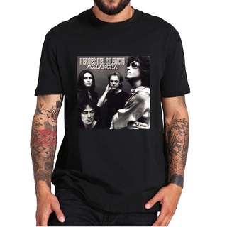 เสื้อยืดผ้าฝ้ายเสื้อยืดแขนสั้นลําลอง ผ้าฝ้าย 100% พิมพ์ลาย Heroes Of Silence Avalanche Album 90s Spanish Rock Band Essen