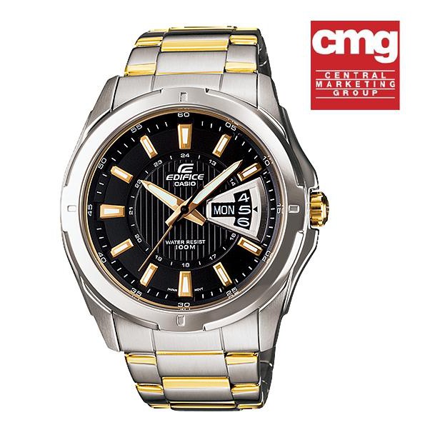 Casio Edifice นาฬิกาข้อมือผู้ชาย รุ่น EF-129SG-1A สายแสตนเลส สองกษัตริย์  - มั่นใจ ของแท้ 100% ประกันศูนย์ CMG 1 ปีเต็ม