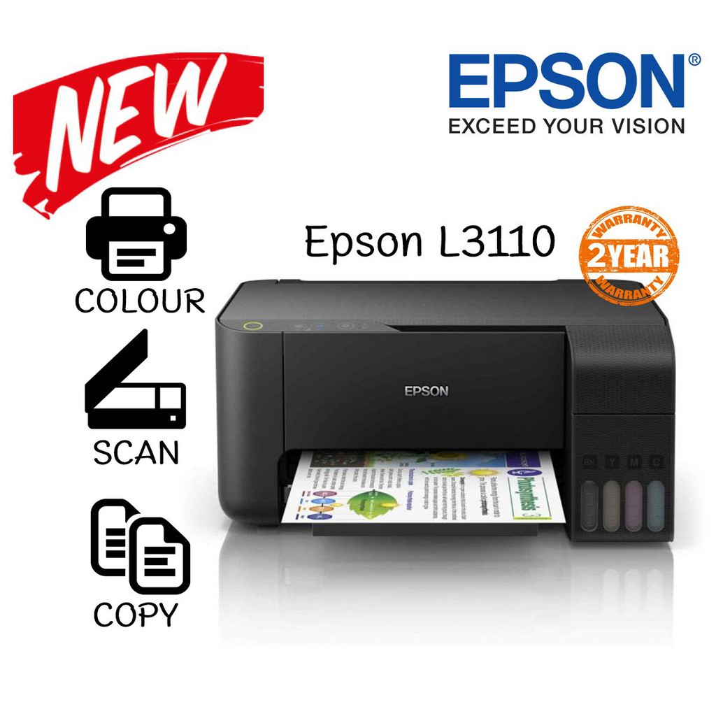 Epson L3210 Ink Tank (พิมพ์,สแกน,ถ่ายเอกสาร)