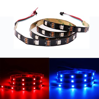 Xnbada 1m -5m WS2812B RGB Led Strip,WS2812 Individually Addressable IC,Black/White PCB 30Leds/m IP30/IP65/IP67 waterproof