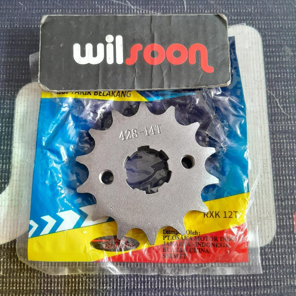 สเตอร์หน้า OSK 428 - 14T Honda GL Pro Neotech / Mega Pro / CRF 150 / CB150R