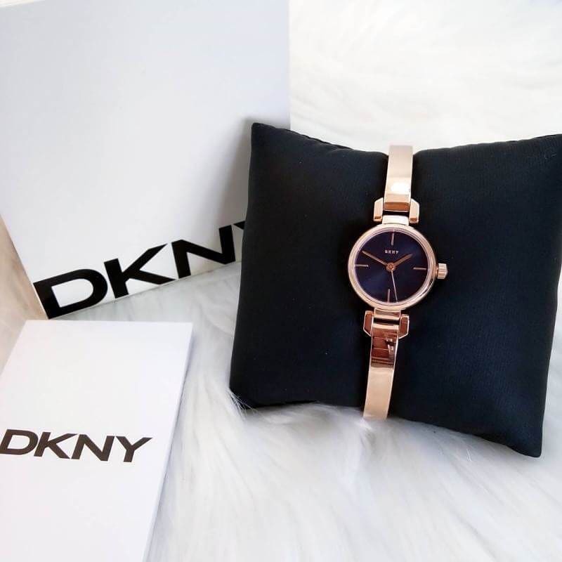 พร้อมส่ง นาฬิกาข้อมือผู้หญิง DKNY Ellington Rose Gold-Tone Bracelet Ladies Watch 👉NY2666