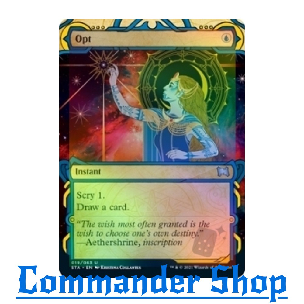 Opt (Instant) Blue ชุด Strixhaven Mystical Archive การ์ด Magic The Gathering (MTG)