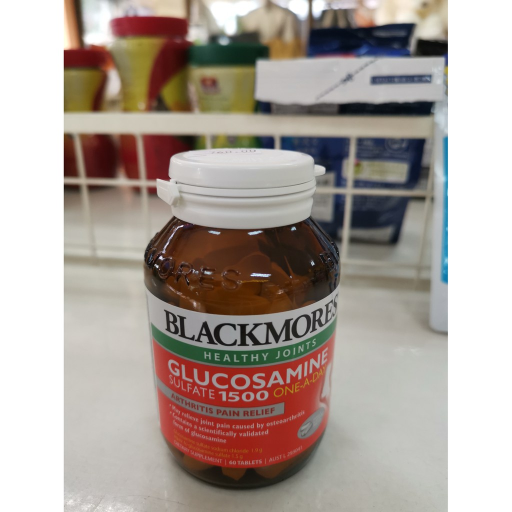 BLACKMORES Glucosamine ซัลเฟต 1500mg หนึ่งวันต่อวัน 60 เม็ด
