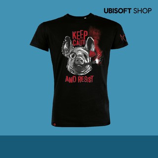 Ubisoft : Watch Dogs Legion - Keep Calm and Resist V.2 T-shirt (Black)