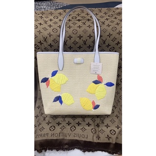 Kate spade กระเป๋าสาน ลาย Lemon 🍋