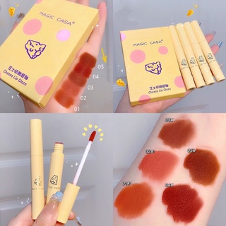 2021 Lip Star ลิปกลอสให้ความชุ่มชื้นและติดทนนาน 5 ชุด