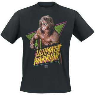 เสื้อยืดผ้าฝ้ายพิมพ์ลายแฟชั่น T-shirt męski Ultimate Warrior WWE r5RL