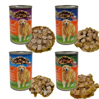 Pet8 อาหารสุนัข ชนิดกระป๋อง 400g 14 รสชาติ อร่อยคุ้มค่า ยกลัง 24กระป๋อง