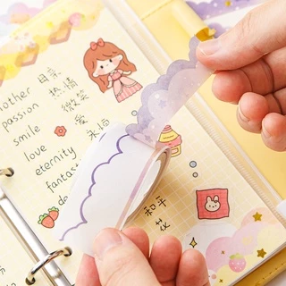 สติกเกอร์เทปวาชิ ลายก้อนเมฆ สีบรอนซ์ 3 เมตร สําหรับตกแต่งไดอารี่ นักเรียน DIY