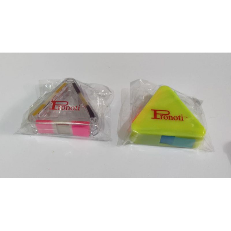 PRONTO POST IT พลาสติก TRIANGLE SHAPE 48mmx15mm
