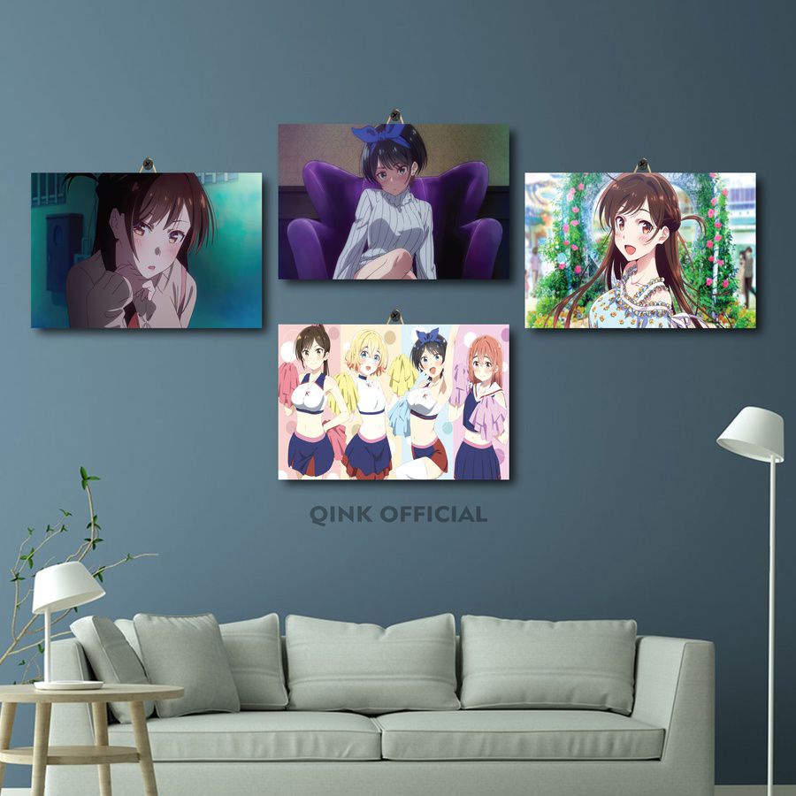 101-120 ANIME MANGA RENT A GIRLFRIEND ROOM DISPLAY 20X30 T3X2E/G8PPF / โปสเตอร์ติดผนัง KAZUYA KINOSH