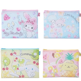 ซองซิป แฟ้ม A5 SANRIO MY MELODY LITTLE TWIN STARS CINNAMONROLL