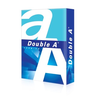 กระดาษ Double A 80 แกรม ขนาด A4 (รีม) กระดาษถ่ายเอกสาร