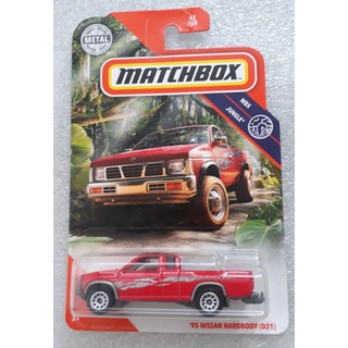 matchbox nissan hardbody (D21) กระบะ (สีแดง)