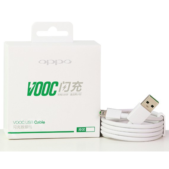 สายชาร์จ OPPO Cable VOOC สายชาร์เร็ว ชาร์จแบบเร็ว 100% 1 เมตร  F7 F5 R15PRO A5 A3S A7