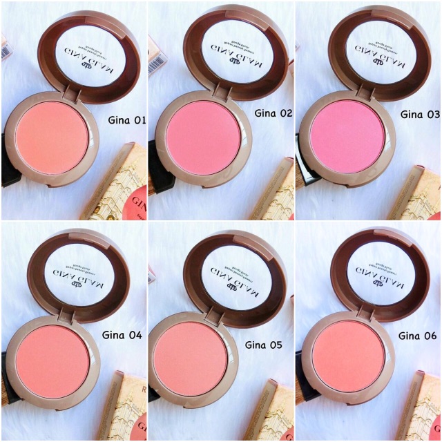 แท้/พร้อมส่งทุกสี Gina Glam blush
