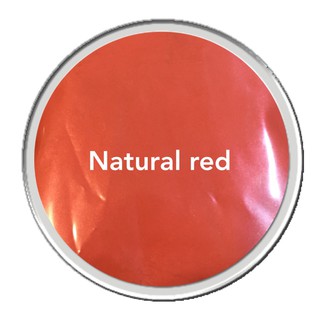 Mica  Natural Red ไมก้า สีแดงธรรมชาติ (แดงอมส้ม)30g 002968 สินค้าเป็นวัตถุดิบเครื่องสำอาง