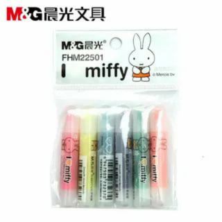 ปากกาไฮไลท์ miffy 6สี6แท่ง