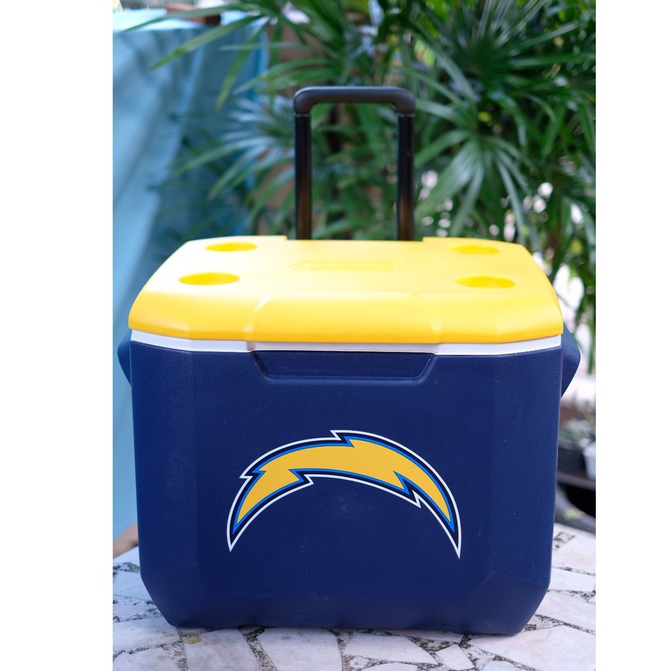 Coleman 50Q Wheeled Cooler​ USA​ 🇺🇸100% กระติกน้ำแข็งล้อลากจาก Coleman แข็งแรง ทนทานเหมาะออกเที่ยวแค