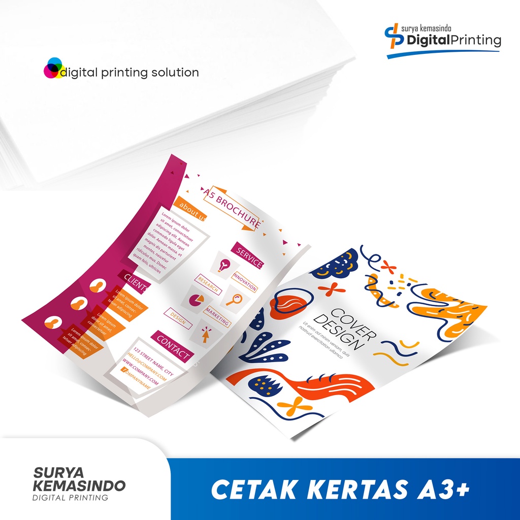 A3+ Paper Printing (CUSTOM) Paper Printing - โปสเตอร์ - Brochures - Flyer - คําเชิญ - สติ๊กเกอร์ - ป