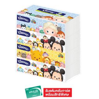 KLEENEX กระดาษเช็ดหน้า ดิสนีย์ 115แผ่น X4