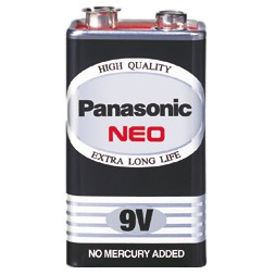 ถ่าน Battery Panasonicแท้ Neo สีดำ 9V รุ่นนี้ยกเลิกผลิตค่ะ (ให้ใช้รุ่นอัลคาไลน์แทนค่ะ)
