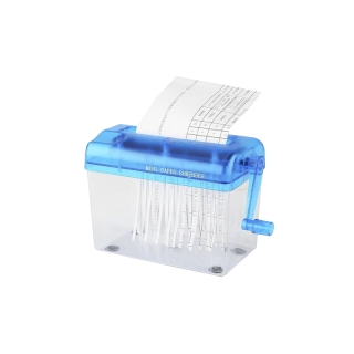 เครื่องย่อยกระดาษ Paper Shredders แบบมือหมุนเครื่องทำลายเอกสารมินิ ขนาด A6 A4 เครื่องทําลายกระดาษ เอกสาร mini Shredder เครื่องตัดกระดาษแบบมือหมุน