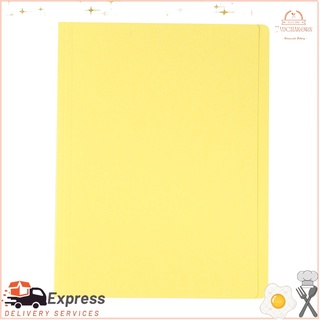 แฟ้มพับ A4 สีเหลือง ใบโพธิ์/A4 folder yellow leaf Bodhi leaf / A4 file folder