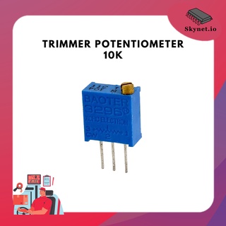 VR เกือกม้า 10 Kohm (103) 3296W Trimpot Variable Resistor (Trimmer Potentiometer)