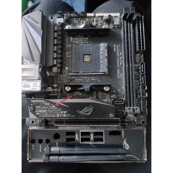 mainboard mini itx x470i ROG Strix  มือสอง